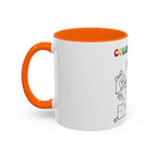 Coloring Book Coffee Mug — Kids Holiday Coloring Design (11/15oz Accent Mug)