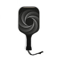 Pickleball Paddles Set — Black Spiral Design Paddle Kit with 2 Balls