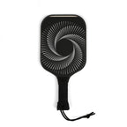 Pickleball Paddles Set — Black Spiral Design Paddle Kit with 2 Balls