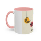 Eid Mubarak Accent Coffee Mug — Festive Crescent & Star Design (11/15 oz)