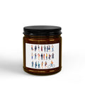 Scented Soy Candles with Black Lid, (4 and 9oz)