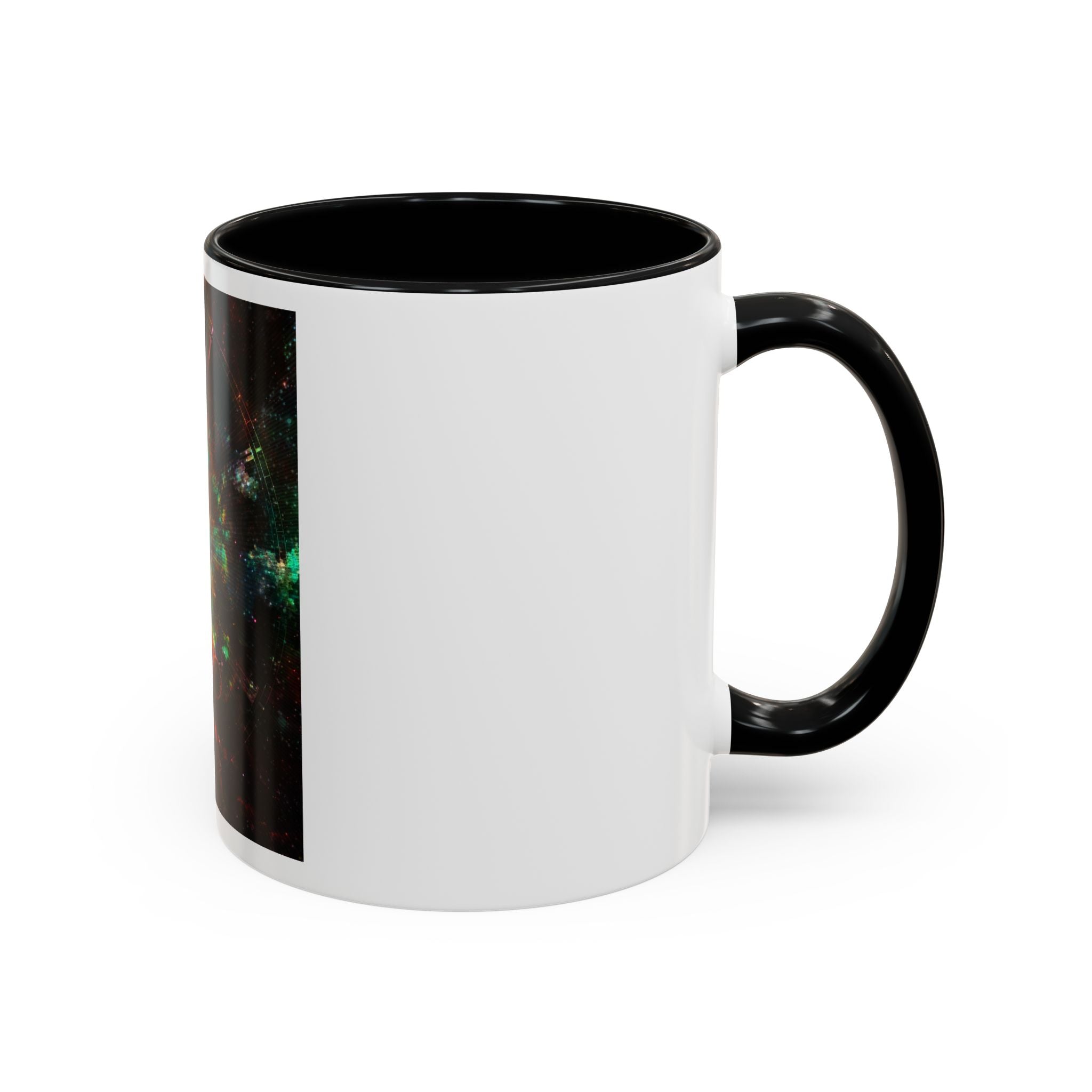 Cosmic Astronaut Accent Coffee Mug — Galaxy Space Art 11/15oz