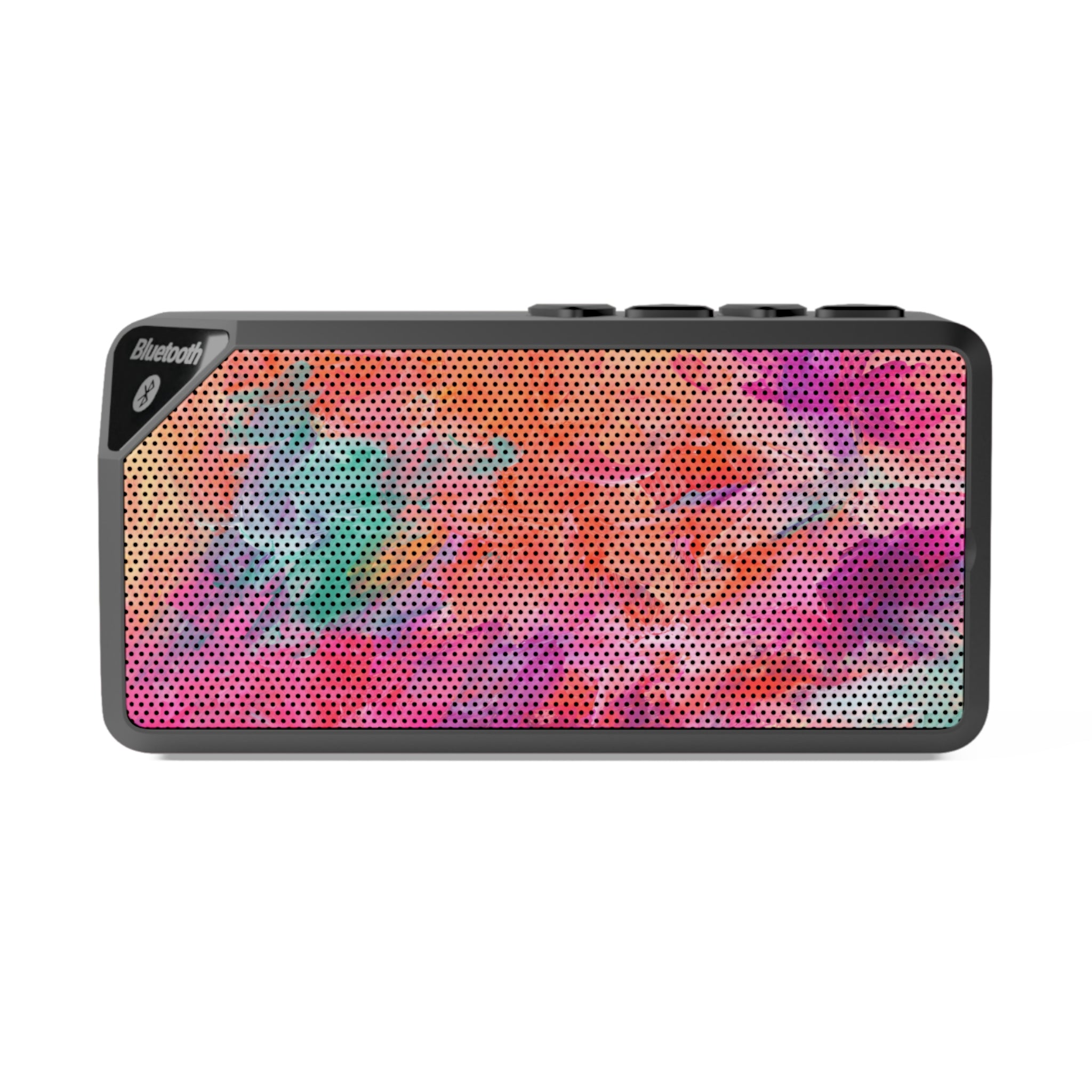 Bluetooth Speaker — Colorful Watercolor Grill Portable Wireless Speaker