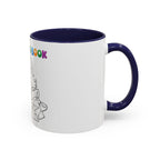 Coloring Book Coffee Mug — Kids Holiday Coloring Design (11/15oz Accent Mug)