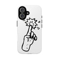 Phone Case – Snap Finger Line Art Design