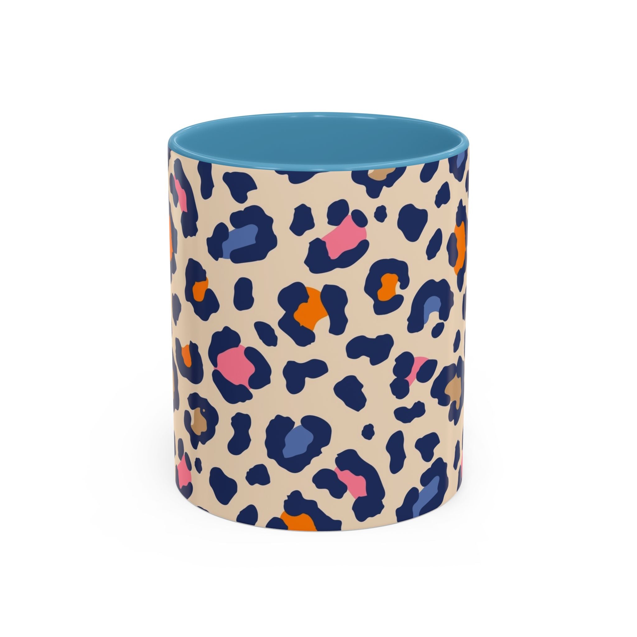 Colorful Leopard Print Accent Coffee Mug – 11/15oz