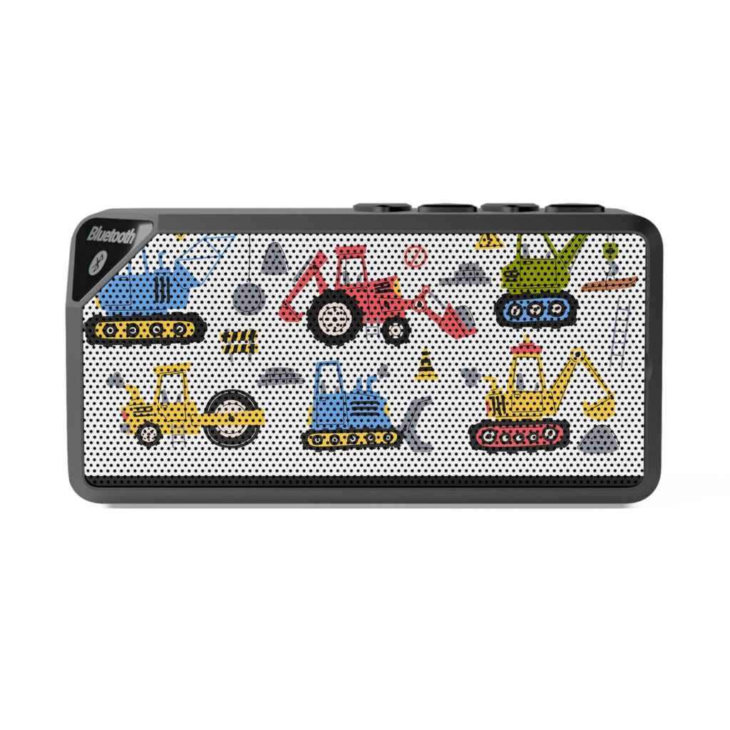Bluetooth Speaker — Kids Construction Trucks Pattern