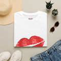 Kiss Print T-Shirt — Red Lipstick Kiss Graphic Tee