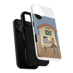 Surreal House Eye Phone Case – Artistic Abstract Home Design Protective Cover