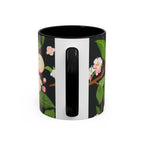 Apple Blossom Accent Coffee Mug – Floral Fruit Ceramic Mug (11/15oz)