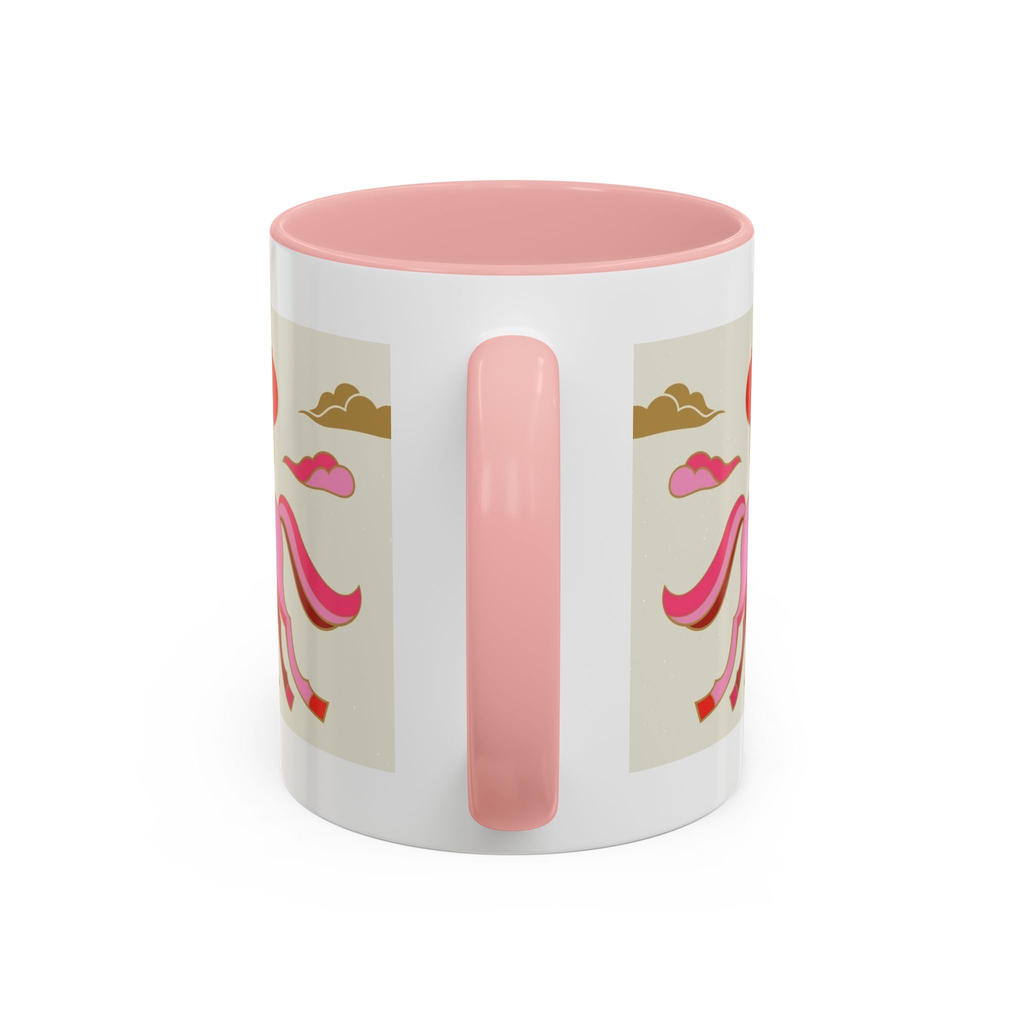 Year of the Horse Accent Coffee Mug — Chinese New Year Lucky Horse Design (11/15oz)