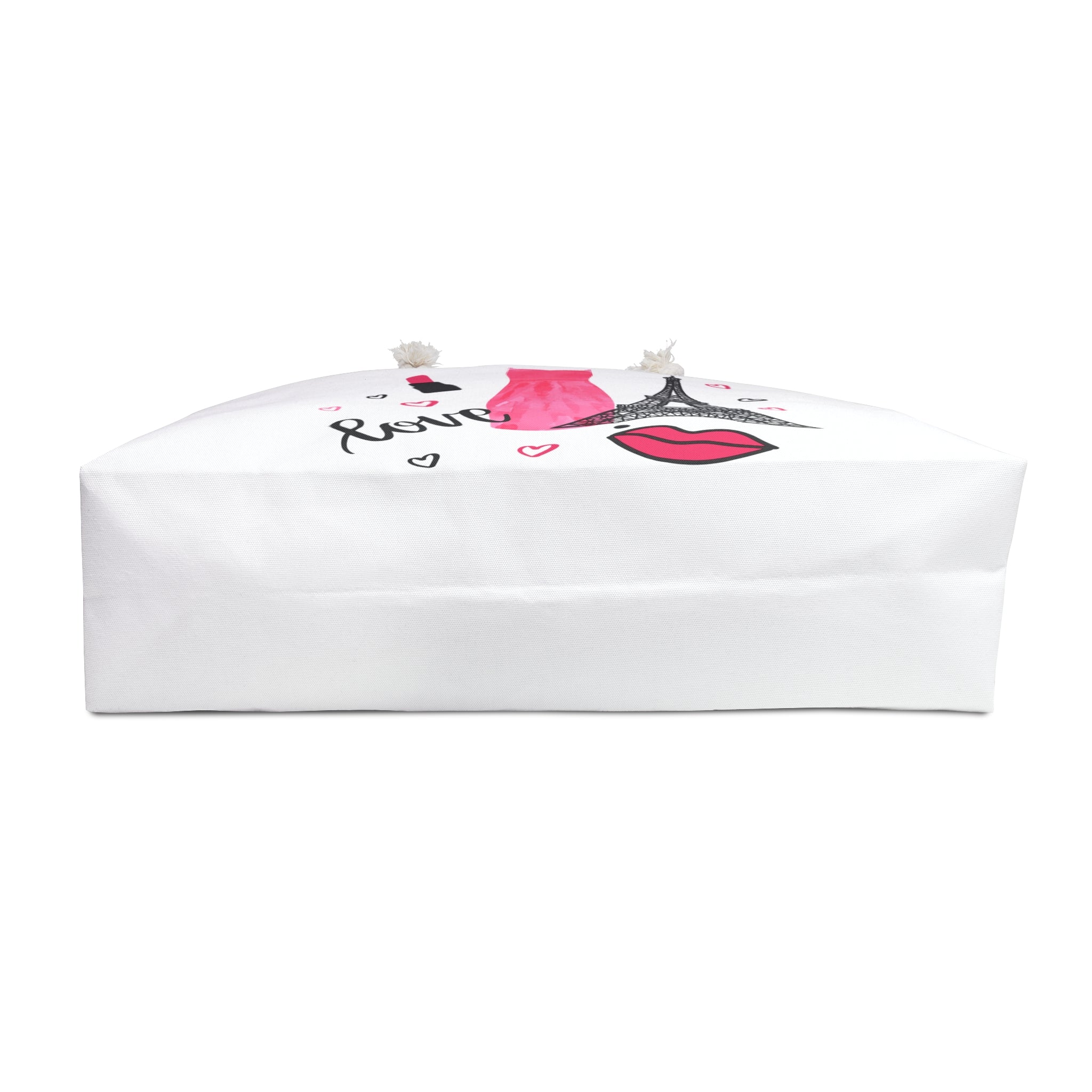 Parisian Dress & Eiffel Tower Weekender Bag | Love Lipstick Hearts