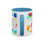 Colorful Bubble Accent Coffee Mug — Vibrant Pop Art 11/15oz