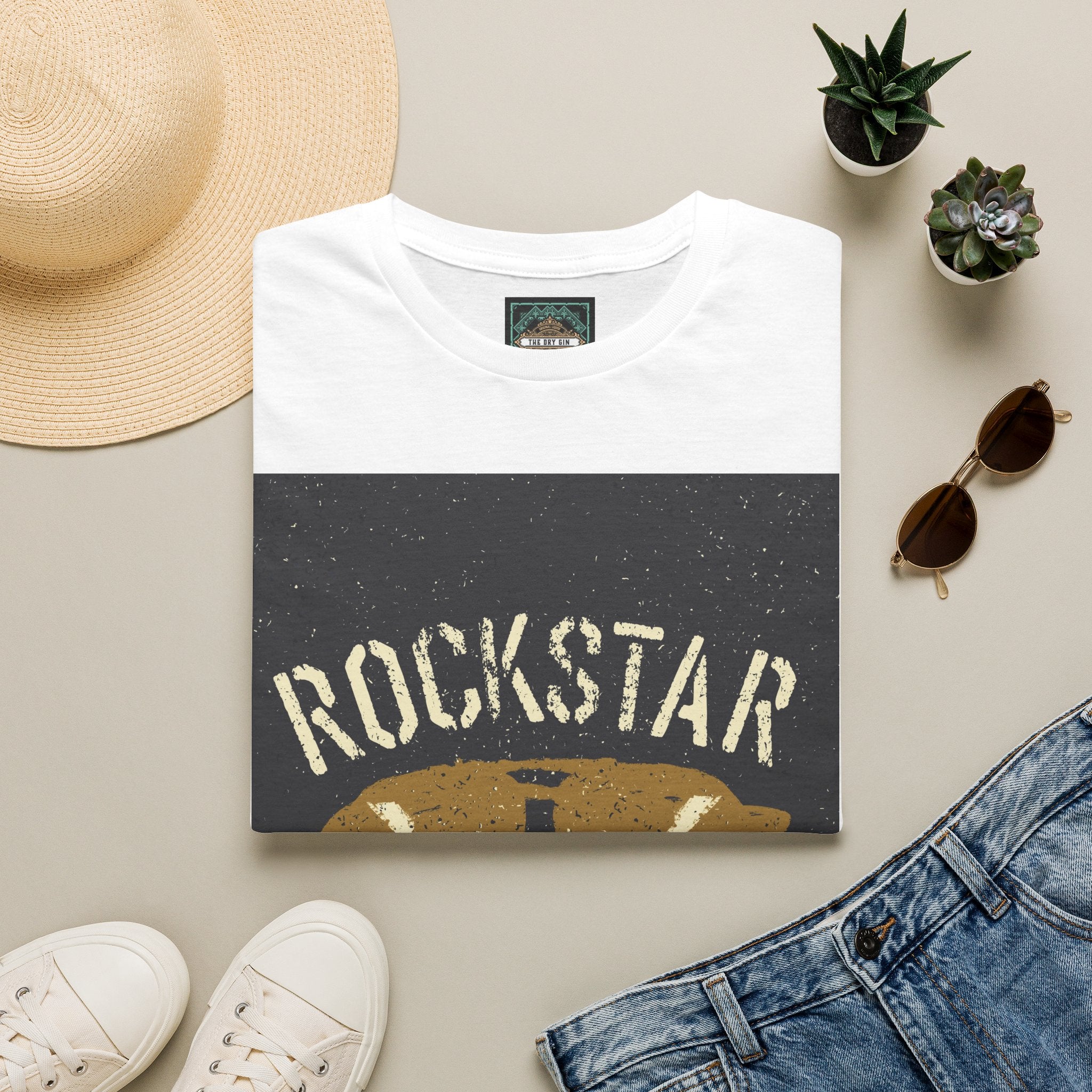 Rockstar Sunglasses T-Shirt — Vintage Music Band Tee