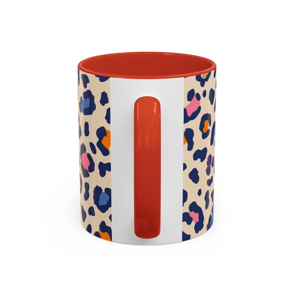 Colorful Leopard Print Accent Coffee Mug – 11/15oz