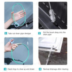 SEAMETAL 3m Car Sewer Unclogger Cleaning Brush Car Sunroof Long Hose