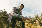 Mens Zip Up Flannel Short Sleeve Shirt S115