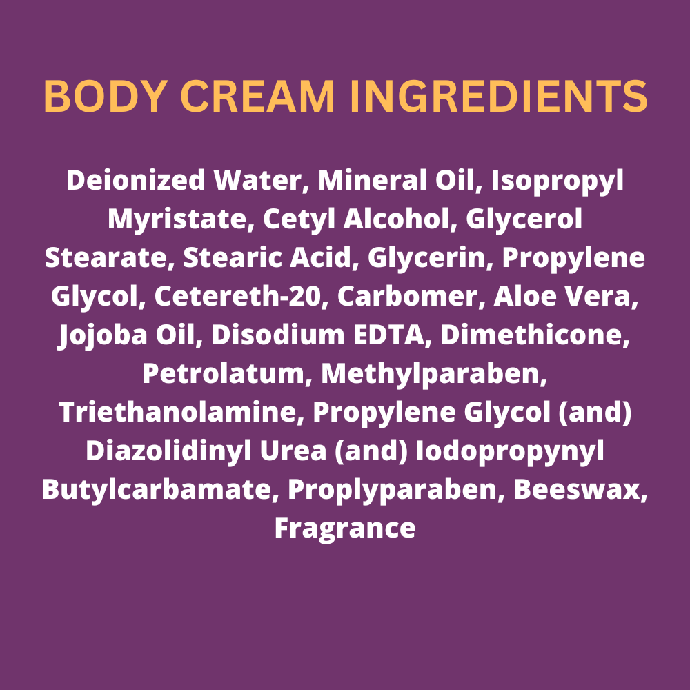 Black Canyon Black Currant Vanilla Scented Body Cream