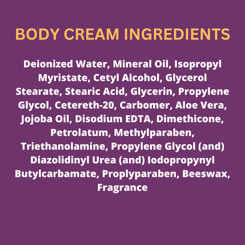 Black Canyon Black Currant Vanilla Scented Body Cream