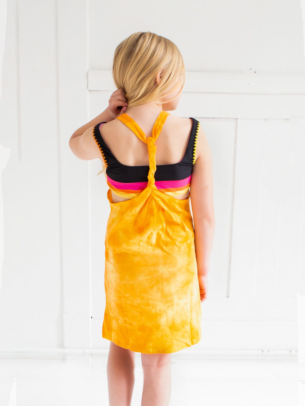 Chasteen Braided Tie Dye Tank Coverup Dress