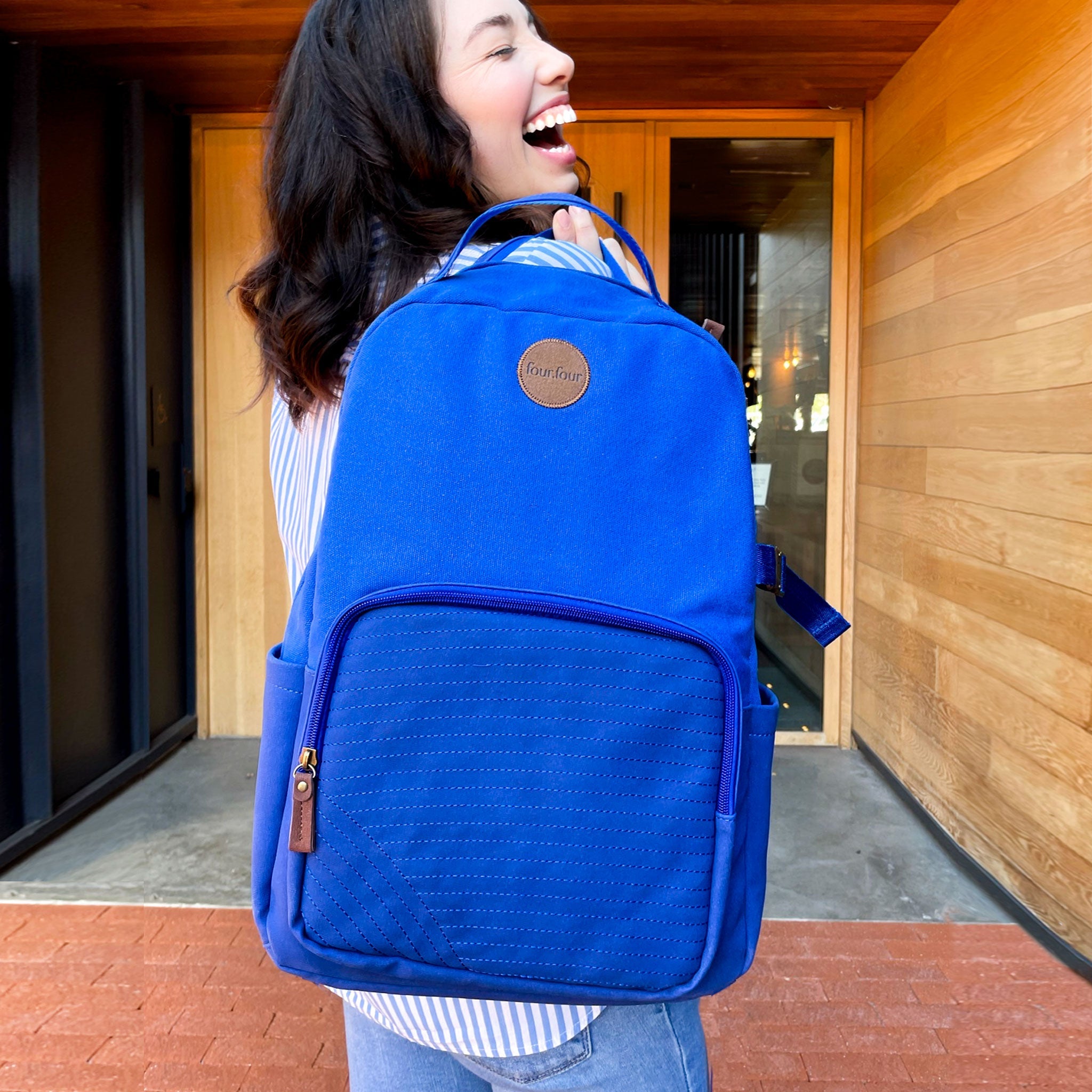 Eternal Optimist Cobalt Blue Backpack - Good To Go
