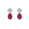 Four Leaf Clover Flower earring