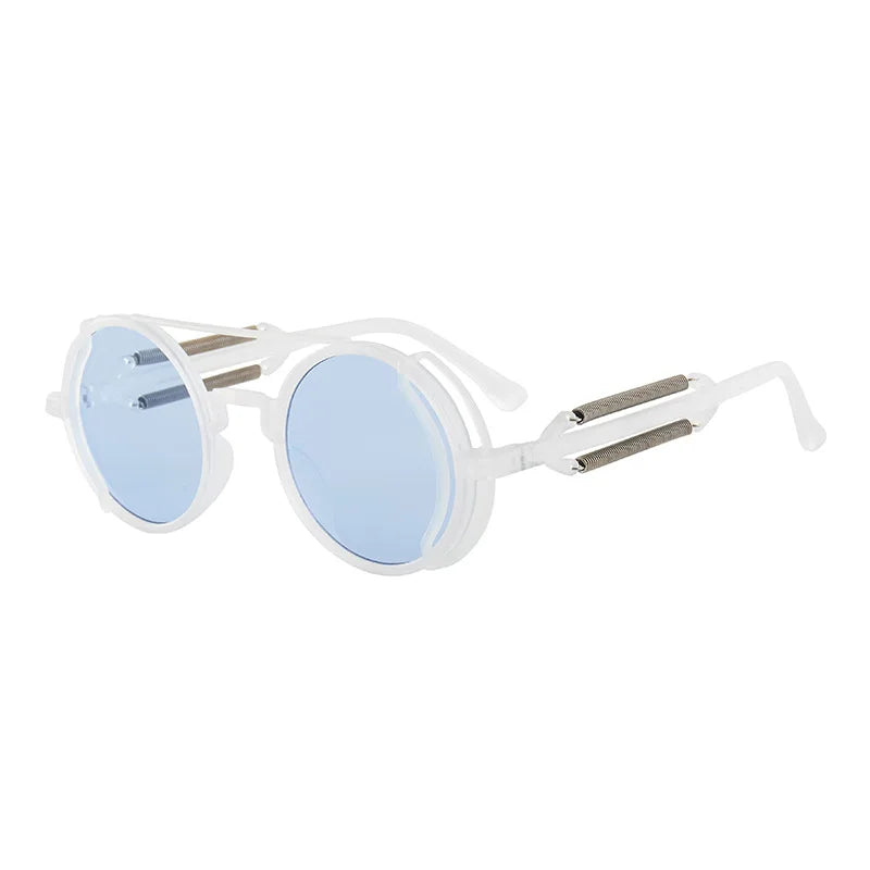 Classic Gothic Steampunk Sunglasses Luxury Brand Designer High Quality