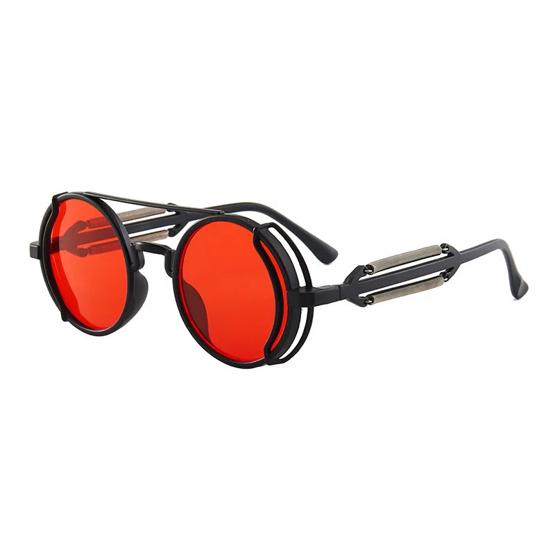 Classic Gothic Steampunk Sunglasses Luxury Brand Designer High Quality