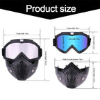 Dustproof Motocross Glasses Adjustable Motorcycle Goggles Breathable
