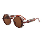 Classic Gothic Steampunk Sunglasses Luxury Brand Designer High Quality