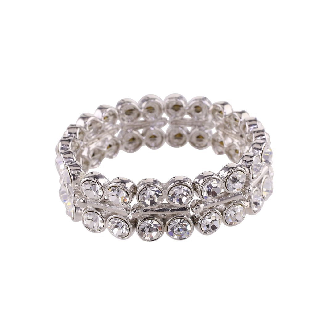 loveRocks Crystal Chunky Stretch Bracelet