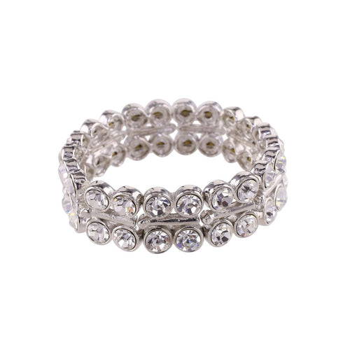 loveRocks Crystal Chunky Stretch Bracelet
