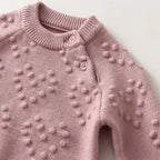 KnitNest™ – Knitted Baby Sweater & Pants Set