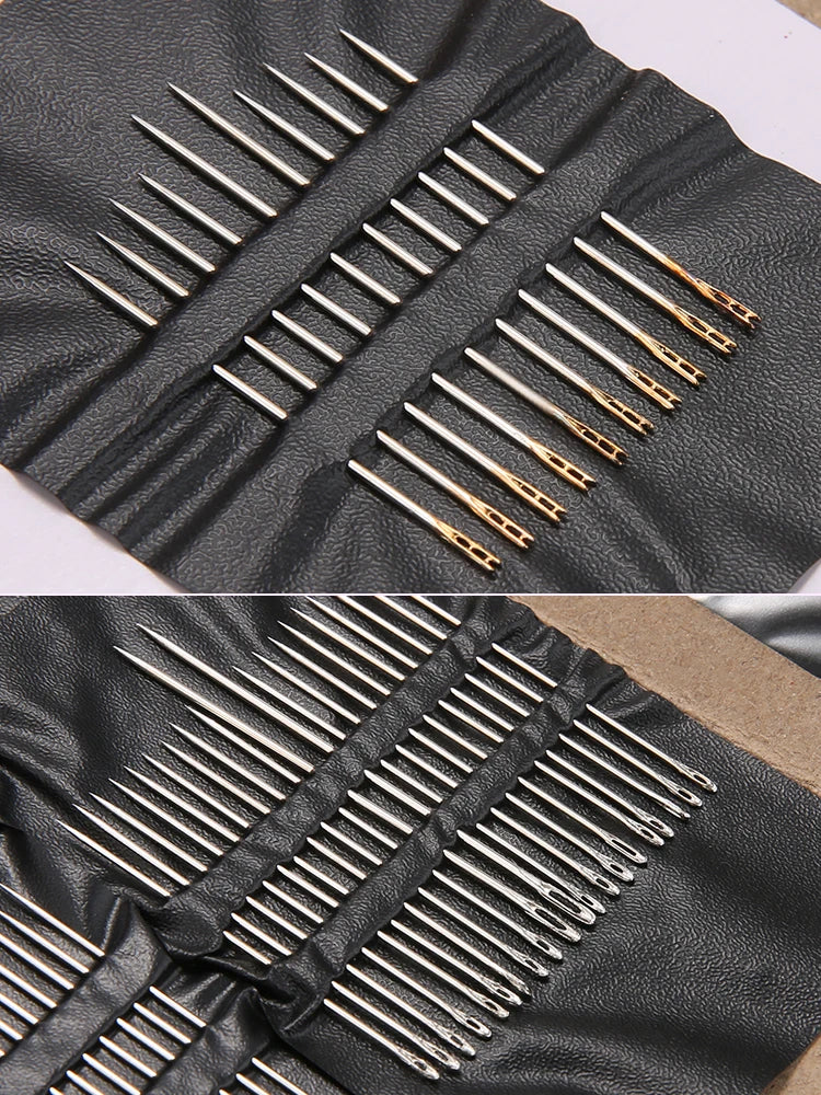 18/23/55/60/70/80/90pcs Stainless steel large eye hand sewing needle,