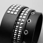 Trend Rivet Belt Heavy Metal Belt Men Women Punk Nightclub Rock Style