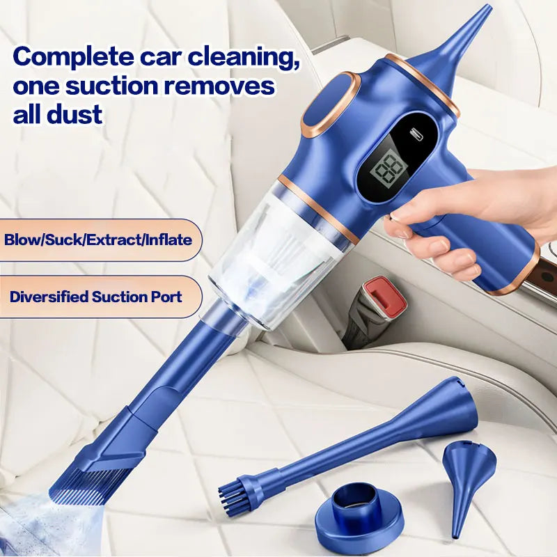 TINSOL Wireless Vacuum Cleaner Dual Use for Home and Car High Power