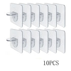 4/10pcs Wardrobe Divider Brackets Non-Marking Sticky Kitchen Cabinet