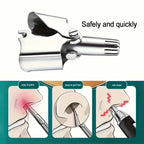 LISI Washable Portable Manual Nose Hair Trimmer for Men & Women