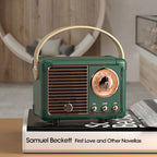 Bluetooth Compact Retro Speakers with Radio