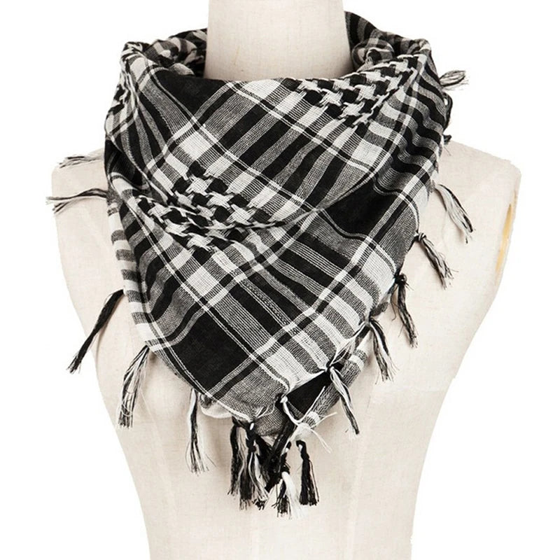 Fashion Military Fashion Lightweight Army Plaid Scarf Unisex Tactical
