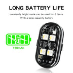 Wireless Light Aircraft Airplane Helicopter Warning Lights RGB Led