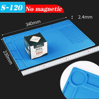 500℃ Heat-Resistant Soldering Station Silicon Mat Work Pad Desk