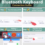 Mini Wireless Keyboard Bluetooth Keyboard For ipad Phone Tablet