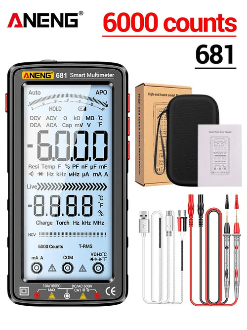 ANENG 681 Rechargable Digital Professional Multimeter Non-contact