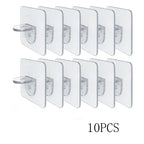 4/10pcs Wardrobe Divider Brackets Non-Marking Sticky Kitchen Cabinet