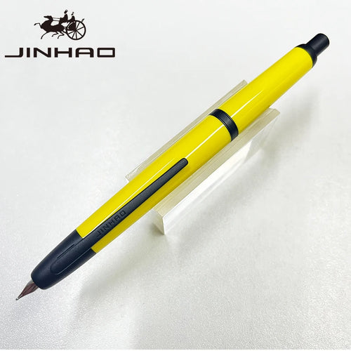 Jinhao 20 Press Retractable Fountain Pen EF/F Nib with Converter Resin