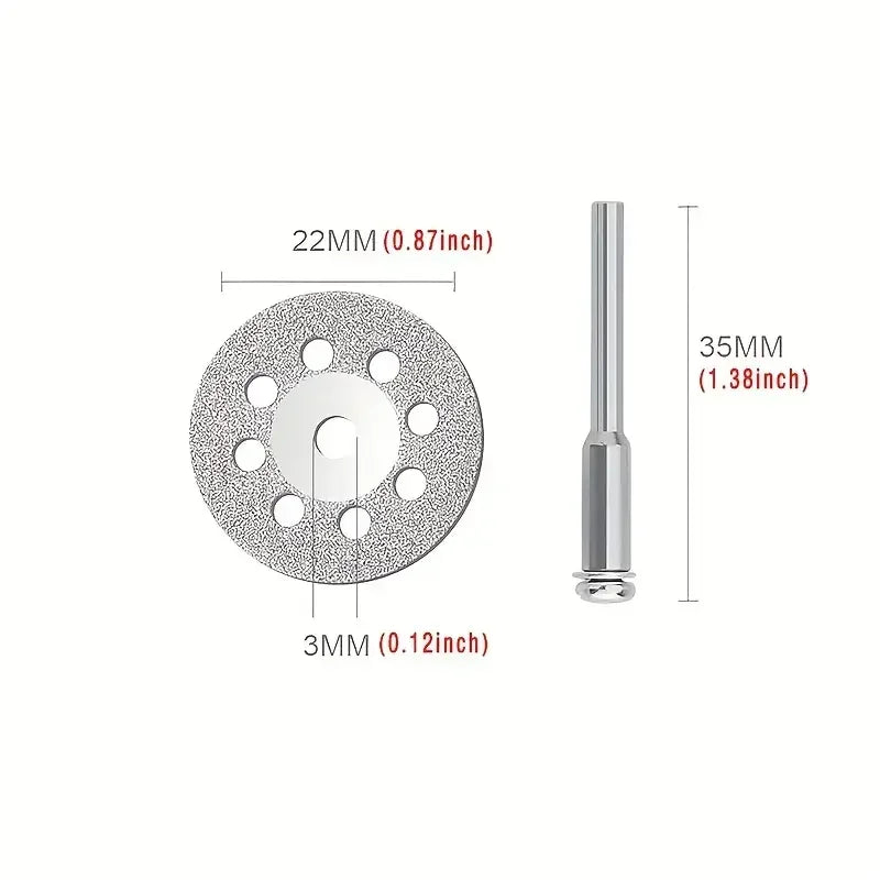 12Pcs/set 22mm Hss Cutting Disc Circular Saw Blade Metal Cut Off
