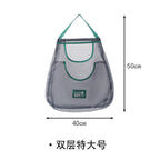 Reusable Storage Bags Kitchen Hanging Mesh Bag Home Fruit And