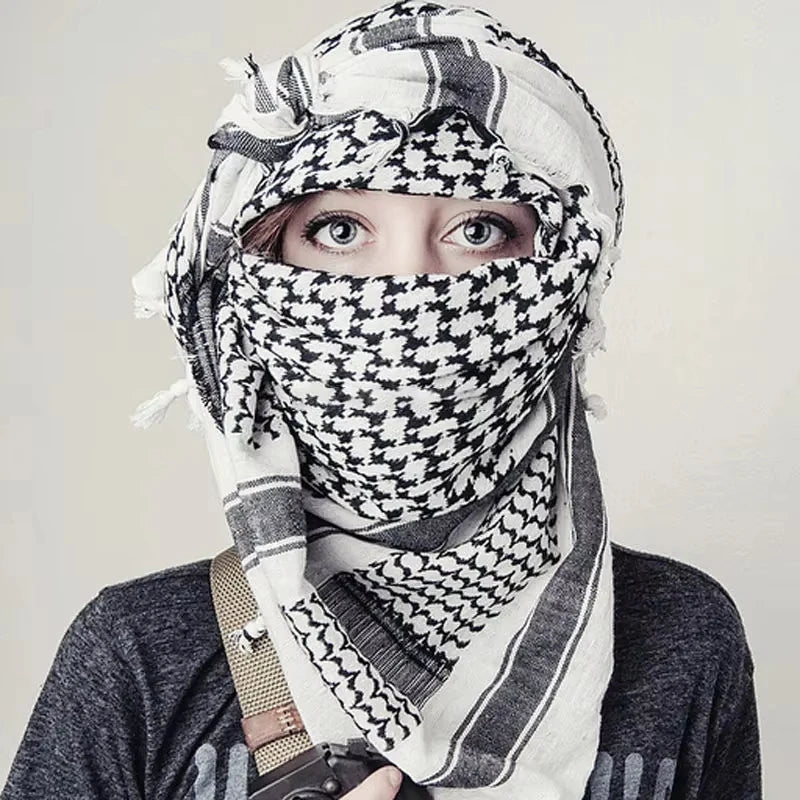 Military Tactical Desert Hijab Scarf Muslim Headscarf Islam Arab