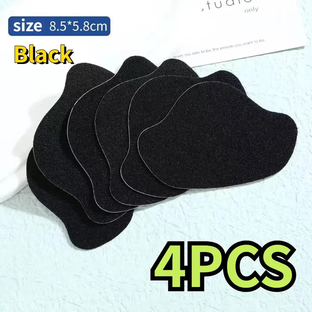 4pcs Sports Shoes Repair Stickers Suede Heel Protector Anti-Wear